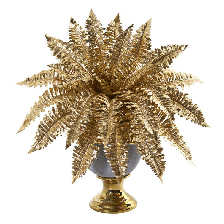 Mercer41 16" Artificial Fern Plant in Urn Wayfair.ca